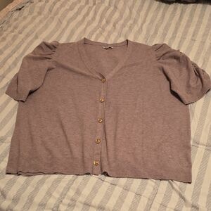 Vila Milano Women's Button-Up Cardigan - Soft Purple